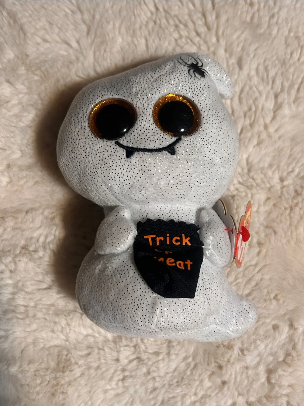 Ty Halloween Plush Bat and Ghost Pair - New
